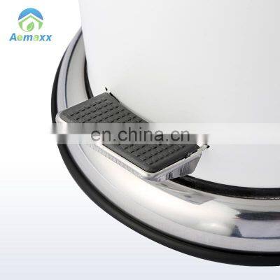 Factory Supplier White Color Two Pieces Stainless Steel Bathroom Set photo-5