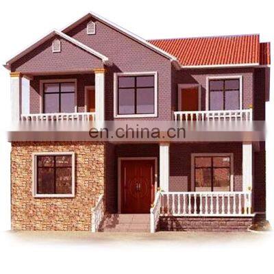 Low Cost luxury prefabricated light steel frame prefab villa