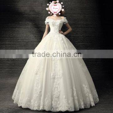 C23342B Wholesale Women Fashion Elegant Wedding Dress Bridal Gown photo-3