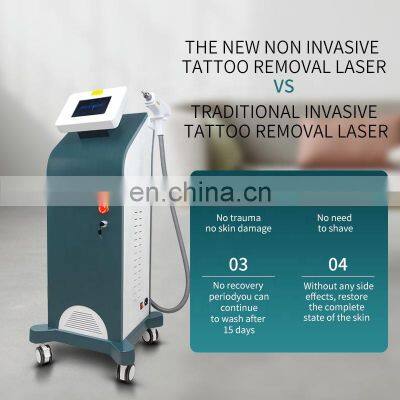 Factory Non Invasive Tattoo Removal Laser Instrument Q Switch ND Yag Laser Machine Eyebrow Pigment Removal Beauty Instrument