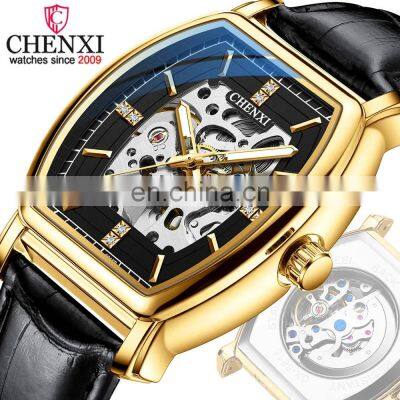 CHENXI 8815b New Watch Luxury Men Automatic Mechanical Leather Waterproof Male Business Wrist automatic watch 2021