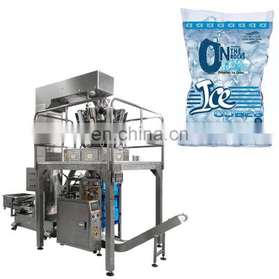 High productivity automatic ice packing machine tube ice packing machine 5kg ice cube packing machine