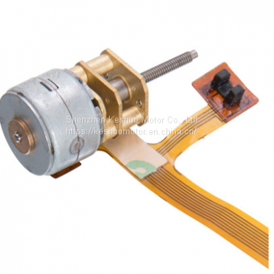 Small speed reduction motor with wire, row micro printer micro window stepper motor