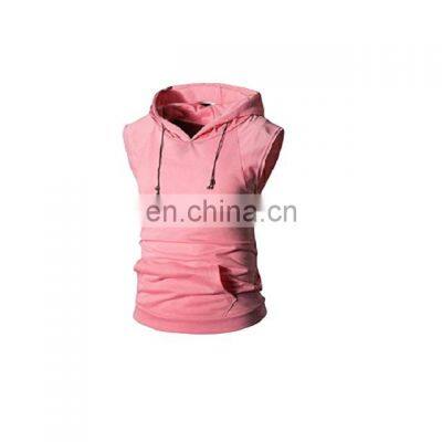 3 Pack Men's Workout Hooded Tank Tops Bodybuilding Muscle Cut Off T Shirt Sleeveless Gym Hoodies photo-2