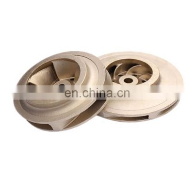 OEM lost wax casting centrifugal axial water pump impeller brass impeller for pumps