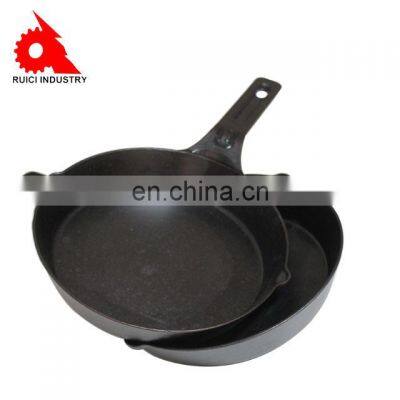 Wholesale Restaurant cast iron pan skillet rectangle with help handle