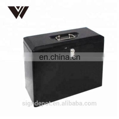 High Quality Durable Heavy Duty Portable Stainless Steel Stationeries Document Case Metal File Storage Box Case photo-3