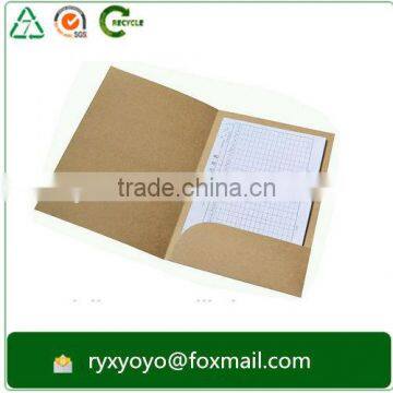 China Wholesale Advsertising Kraft Paper File Folder With Pcokets photo-4