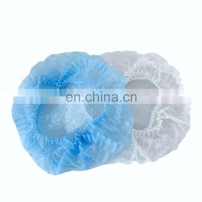 Waterproof Non-woven Mob Cap Food Industry Clip Cap Non-woven Hair Net Clip Cap photo-3