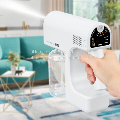 Wireless Handheld Nanatomizer Human Sensing Atomizer Home Hotel Automatic Blue Light Disinfection Sprayer(wechat:13510231336) photo-3