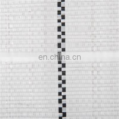 White Landscape Fabric Woven White Weed Mat Plastic ground cover