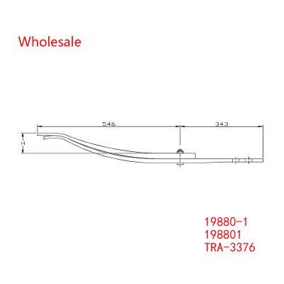 19880-1, 198801, TRA-3376 Trails Trailer Spring Arm Wholesale For Trailer