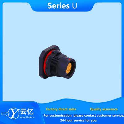 Push-pull Self-locking Connector U Series Metal Waterproof Aviation Plug Socket photo-3