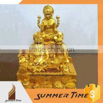 Goddess Lakshmi brass statue