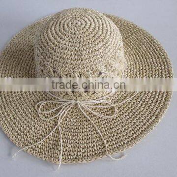 Fashion Design Crochet Paper Hat / Dress Hat / Summer Hat photo-5