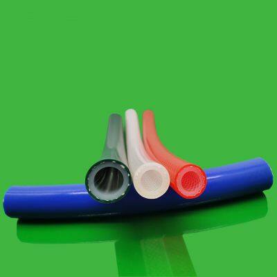 Double Layer Transparent Silicone Hose Reinforced Extruded Braided Silicone Hose