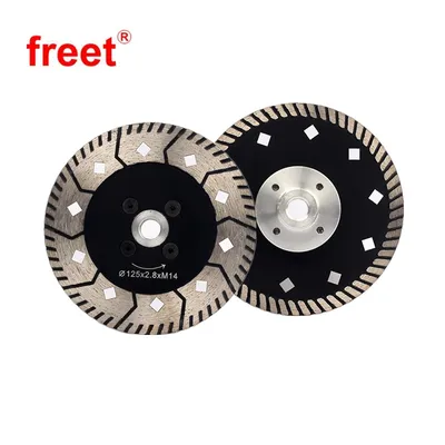Turbo Grinding Cutting Disc 125mm Diamond Flush Cut Saw Blade for Stone