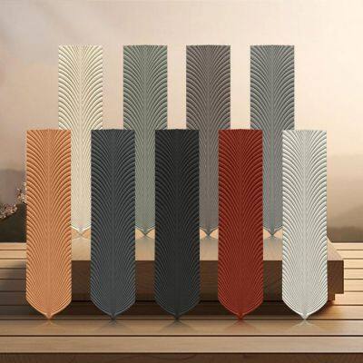 PU Feather Stone Cultural Stone Background Wall Integrated Big Slab Modern Minimalist Courtyard Wear-resistant Flexible Stone photo-1