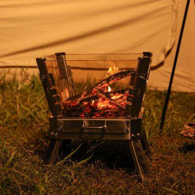 Microcrystalline Glass Fire Pit Outdoor Stove photo-4