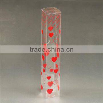 sweet heart lipstick plastic packing with lid