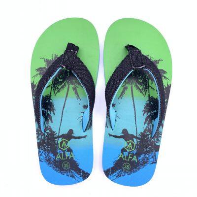 Factory Direct Wholesale Fashion EVA Flip Flops Slider for Children OEM Logo