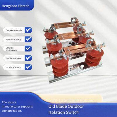 Gw9-12/630a T-type High-voltage Isolator, 10kv Outdoor Silicone Rubber Knife Switch
