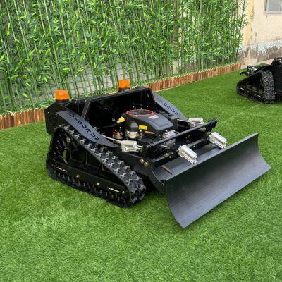 Vigorun VTLM800 Wireless Robot Lawn Mower With Snow Plow 60° Climbing Field Brush Cutter for River Embankment
