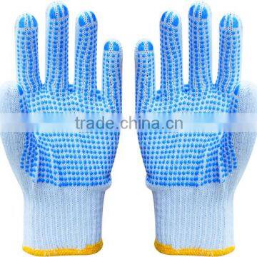 7 gauge working glove with pvc dots