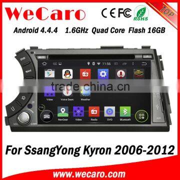Wecaro WC-SY7020 7" Android 4.4.4 WIFI 3G Touch Screen Car Dvd Player for Ssangyong Kyron Dvd Radio Gps Navigation 2006 - 2012 photo-6