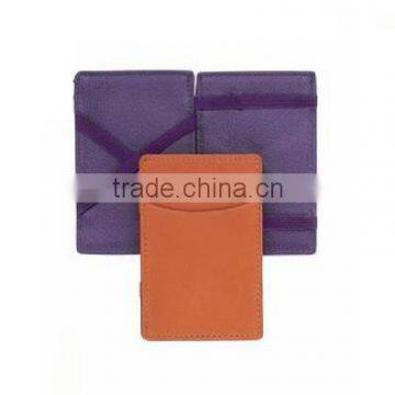 Factory price! Top grain cow leather magic wallet