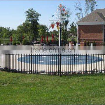 galvanized ornemental steel fence