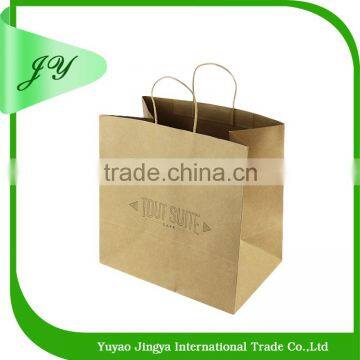 Eco-friendly fashion upscale craft paper handbag made in China
