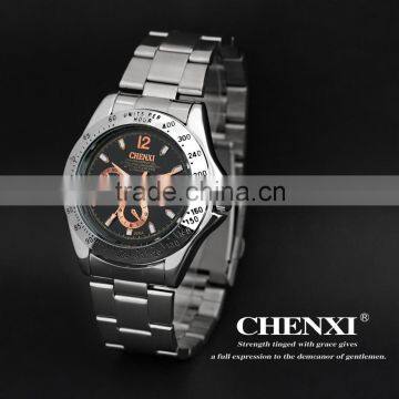 2014 New Fashion Pink Scale Face Rose Gold ,stainless Steel Wtach for Men