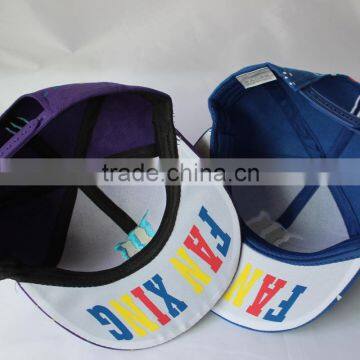 Fashion Cool Aiptasia Embroidery Man Women Hiphop Snapback Flat Brim Cap