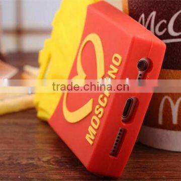 Wholesale French Fries Style Fashion Silicone Cell Phone Case for Iphone photo-6