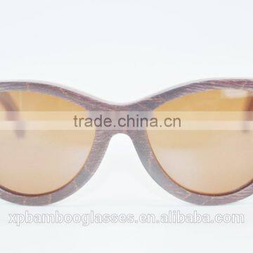 2015 New Fashion Handmade Custom China Polarized Skateboard Wooden Sunglasses(SS1008) photo-3