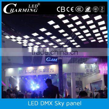 new products dmx square led pixel suspended ceiling lights display panel