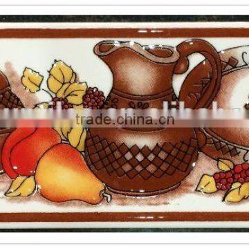 Hot kitchen ceramic wave skirting border tile