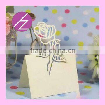 New Arrived Laser Cut Wedding Seat Card Place Card Holder ZK-18