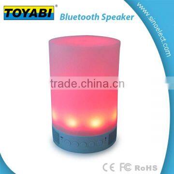 Wireless Bluetooth Stereo Speaker Subwoofer Home Decoration Lamp LED Multifunctional Colorful Small Night Light Support AUX USB