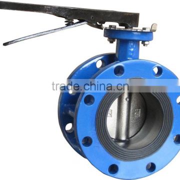 Cast iron flange butterfly valve