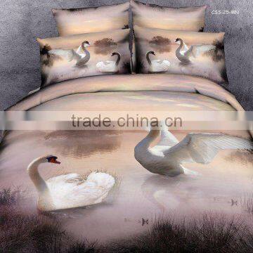 Animal Swan 3D Printing Beding Sheet Set photo-2