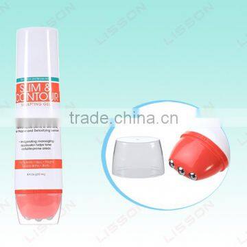 D50 120ml-300ml Stainless Massage Ball/Roller Chest Cream Oval Tube