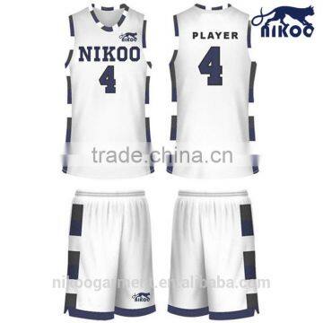 Fashion design school sublimated womens basketball uniform