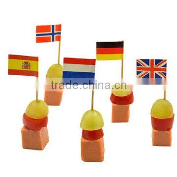 Union Jack American Food Promotional Custom Flag Toothpick                        
                                                Quality Choice