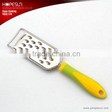 High grade hand stainless steel vegetable grater with colorful fancy handle