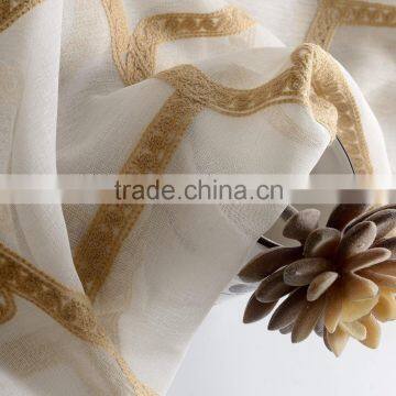 Factory Price Polyester Cotton Curtain Gauze Fabric photo-6