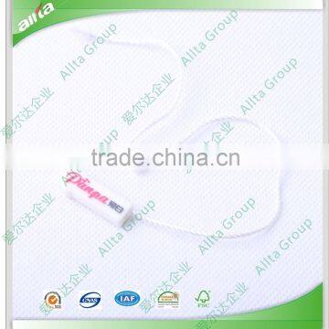 Custom garment string seal tag with logo embossed
