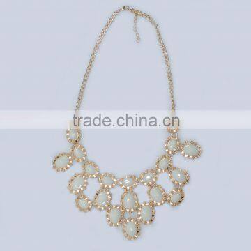 Hot Styles Alloy Casting and Stones Necklace For The Year Of 2014