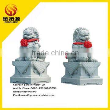 temple chinese stone lion statues for sale                        
                                                Quality Choice